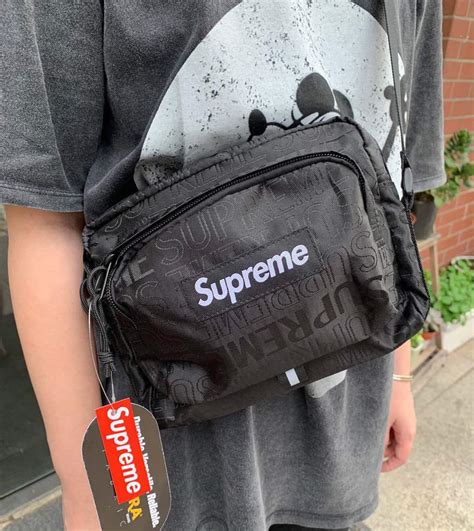 supreme reflective shoulder bag fake|is your supreme bag real.